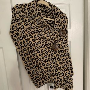 Katie Todd 100% Cotton leopard Print Wrap/…